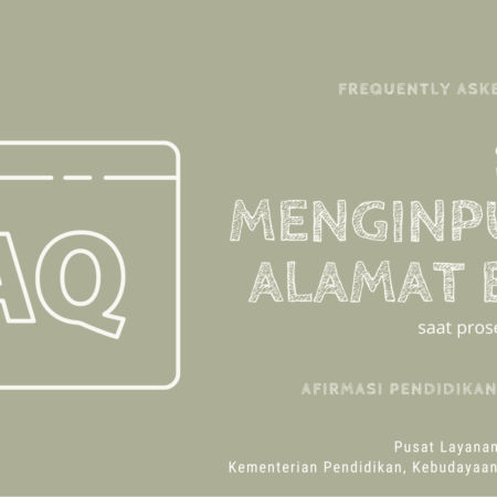 FAQ – Salah input alamat email